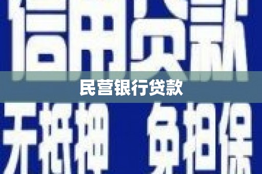 三穗民营银行贷款