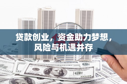 礼县贷款创业，资金助力梦想，风险与机遇并存