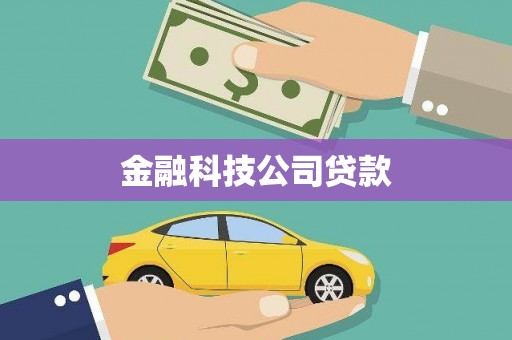浦东金融科技公司贷款