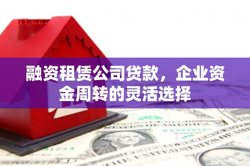 玛曲融资租赁公司贷款，企业资金周转的灵活选择