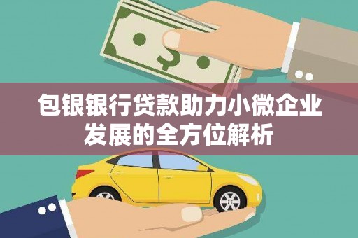 昭化包银银行贷款助力小微企业发展的全方位解析