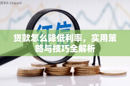 绩溪贷款怎么降低利率，实用策略与技巧全解析