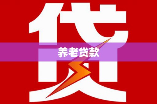 金湖养老贷款