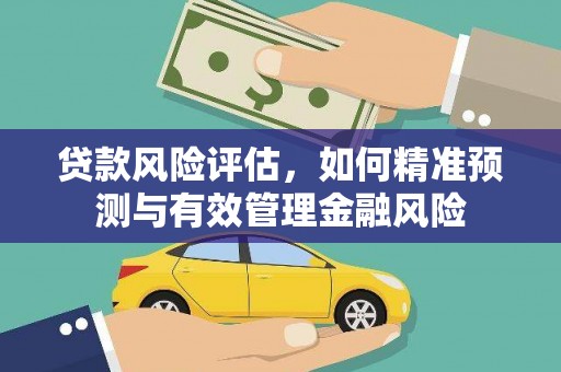 三民贷款风险评估，如何精准预测与有效管理金融风险