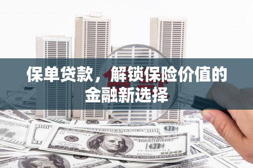 固始保单贷款，解锁保险价值的金融新选择