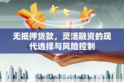 大方无抵押贷款，灵活融资的现代选择与风险控制