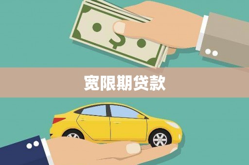 金湖宽限期贷款