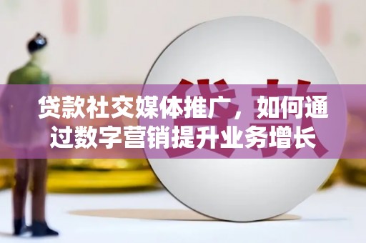 昭苏贷款社交媒体推广，如何通过数字营销提升业务增长