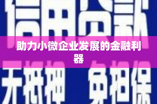 企石助力小微企业发展的金融利器